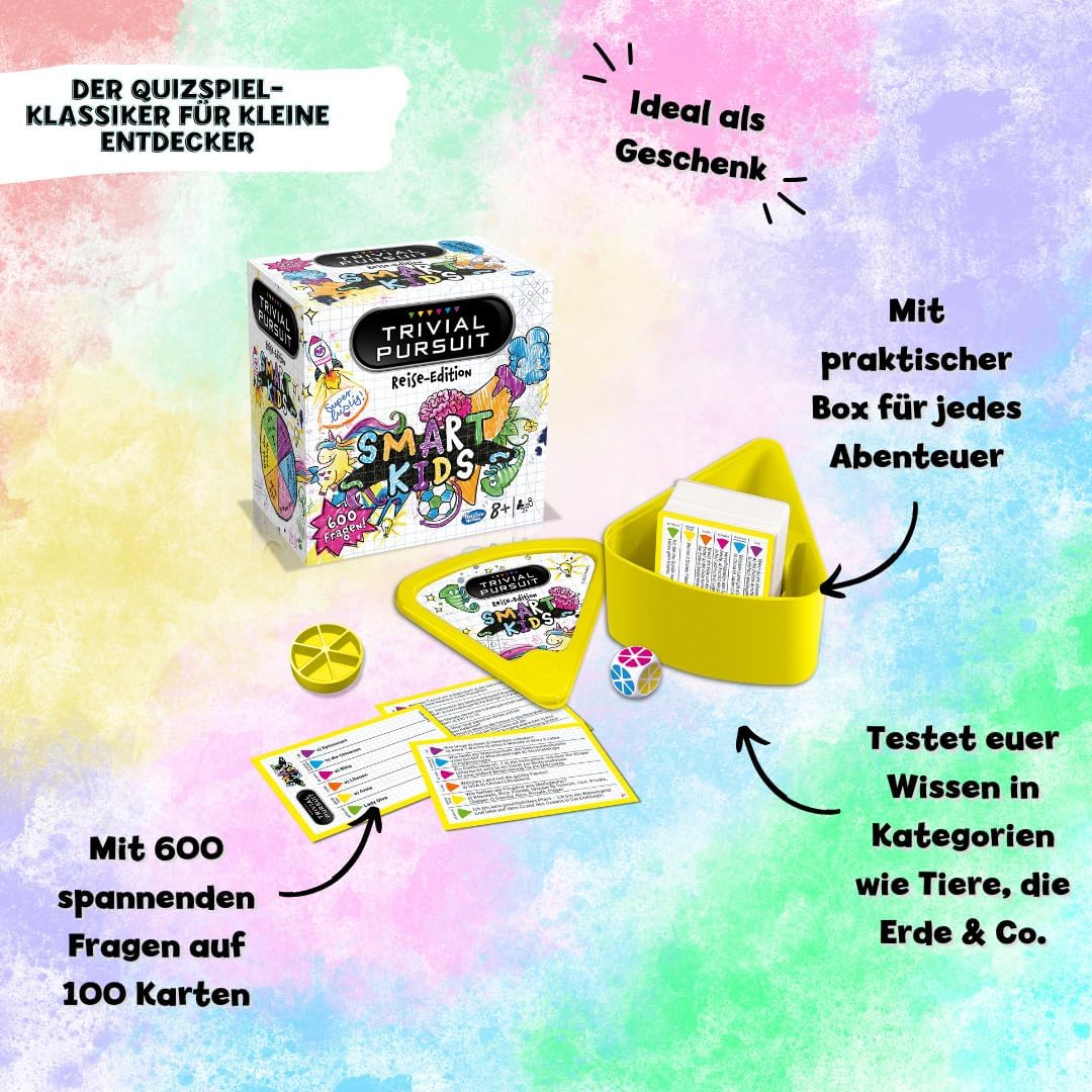 Winning Moves Trivial Pursuit Smart Kids Edition - Quizspiel für Fans - Quiz Partyspiele - Trivia Fa