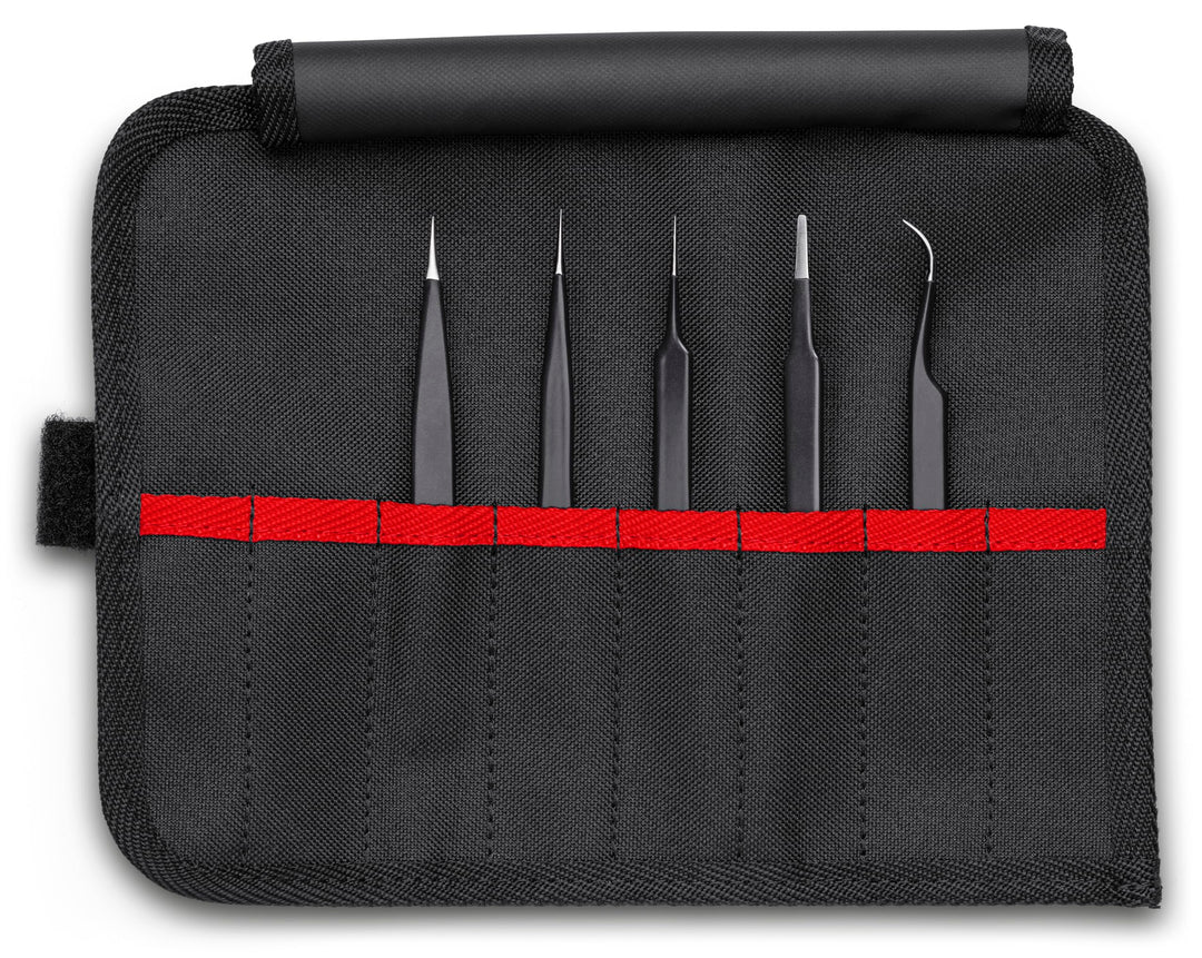 KNIPEX Universalpinzetten-Set ESD 5-teilig, 92 00 01 ESD