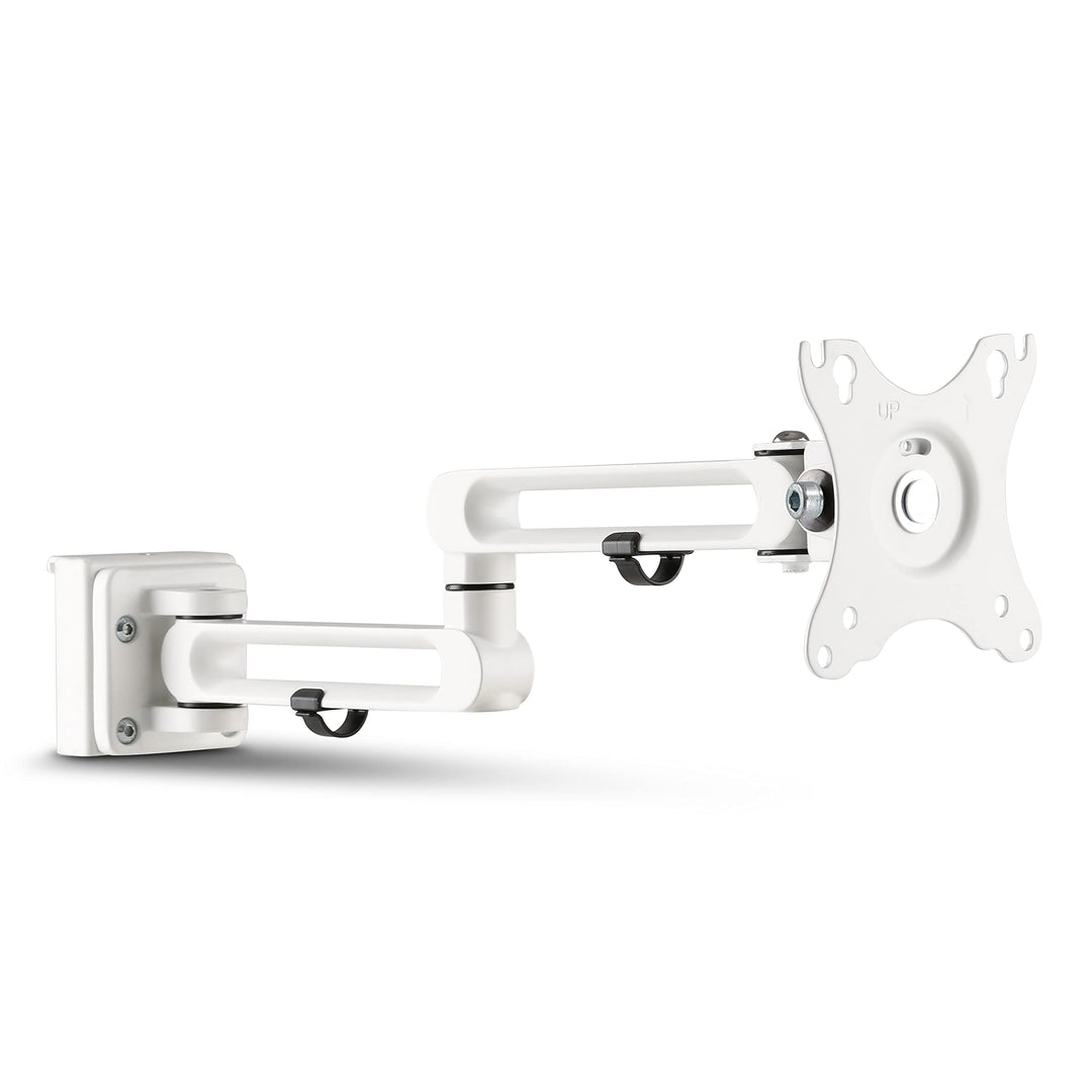 InLine Slatwall – Monitor Halterung lang, Wandhalterung für das Slatwall System, Wand- oder Tischmon