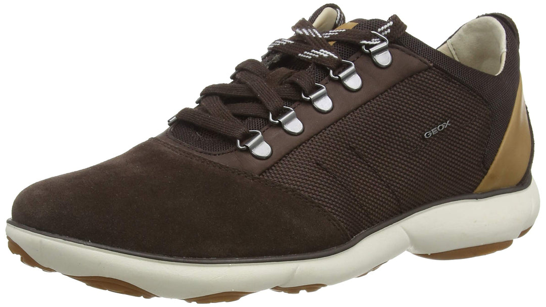 Geox Herren U Nebula A Sneaker, 41 EU Braun Brown C0013