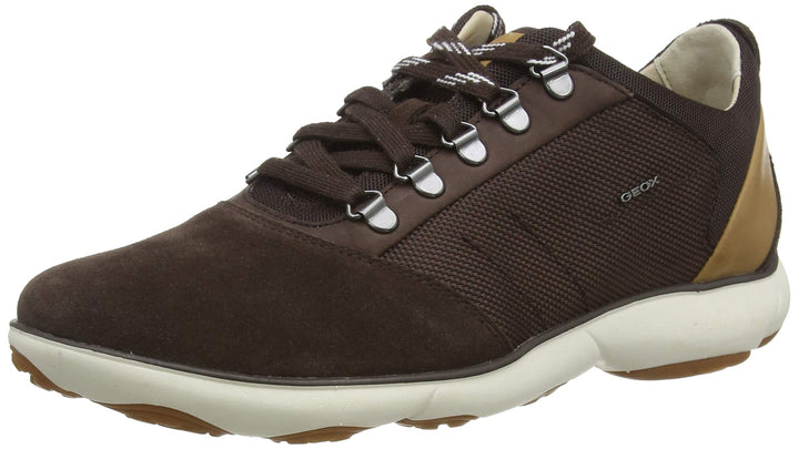 Geox Herren U Nebula A Sneaker, 41 EU Braun Brown C0013