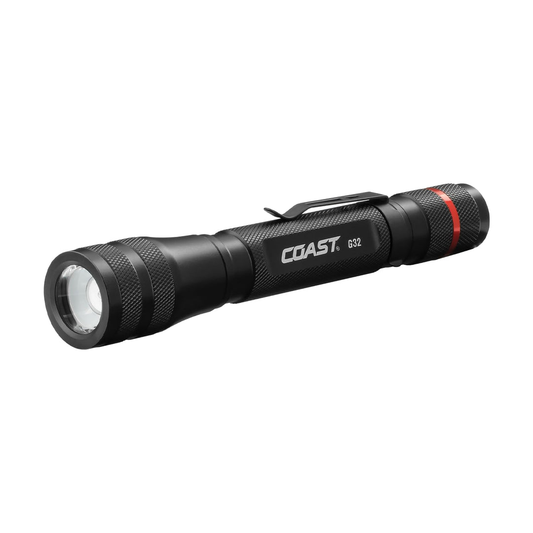 Coast G32 370 Lumen Twist Fokus LED Taschenlampe, Schwarz