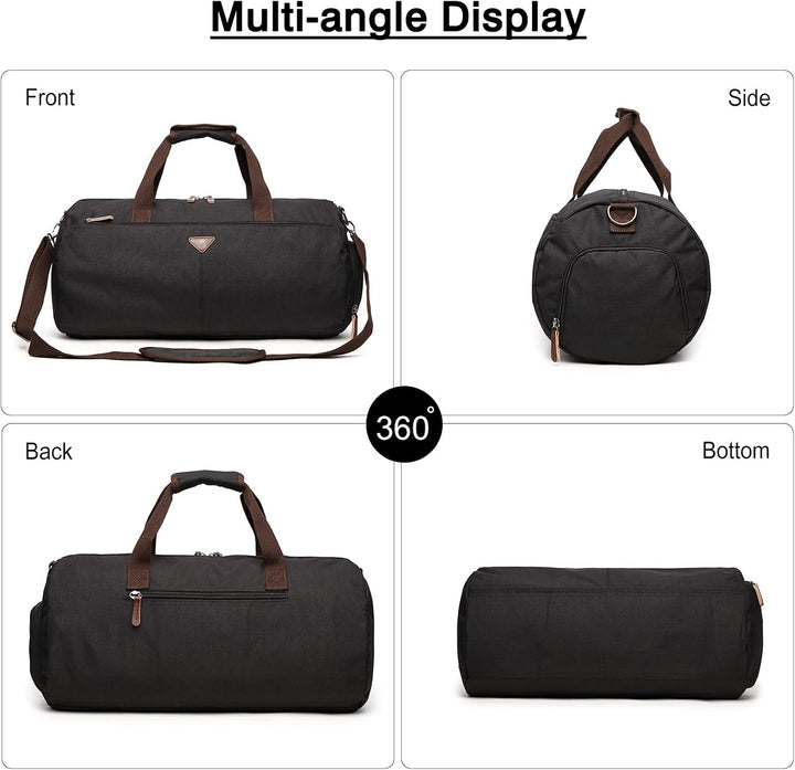 FANDARE Reisetaschen Handgepäck Duffel Tasche Sporttasche Trainingstasche Sporttasche Damen Tote Han