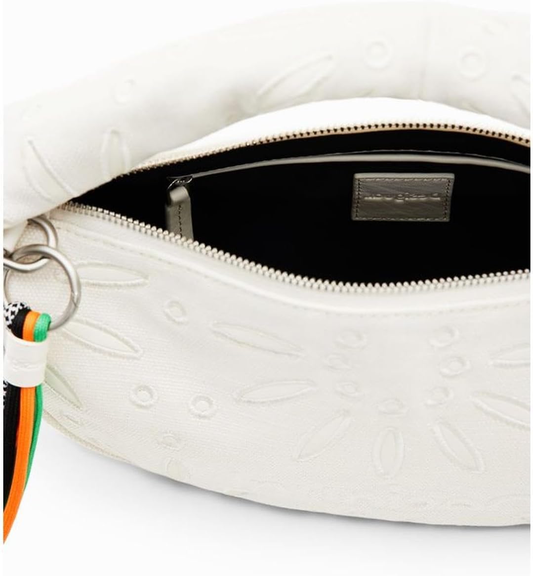 Desigual Damen Bag_Summer Dandelion BANG 2000 Black Weiss, Weiss