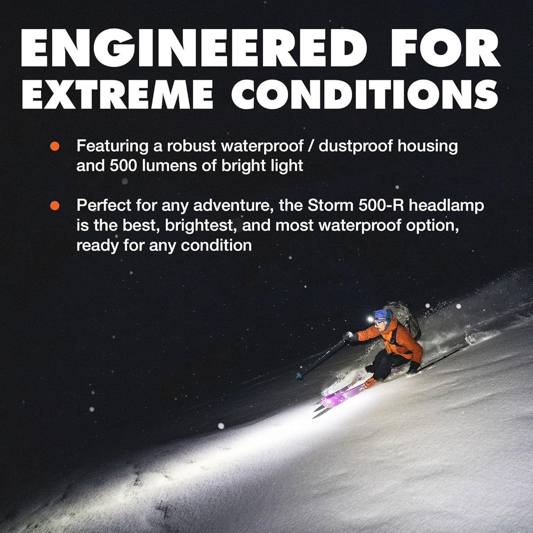 Black Diamond Storm 500-r Stirnlampe Kunststoff Einheitsgrösse Schwarz, Einheitsgrösse Schwarz