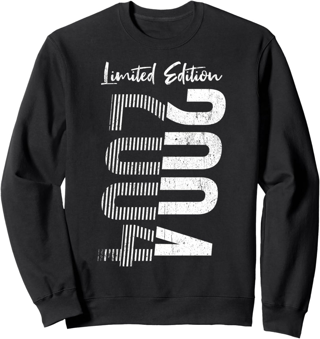 18 Jahre Jahrgang 2004 Limited Edition 18. Geburtstag Sweatshirt
