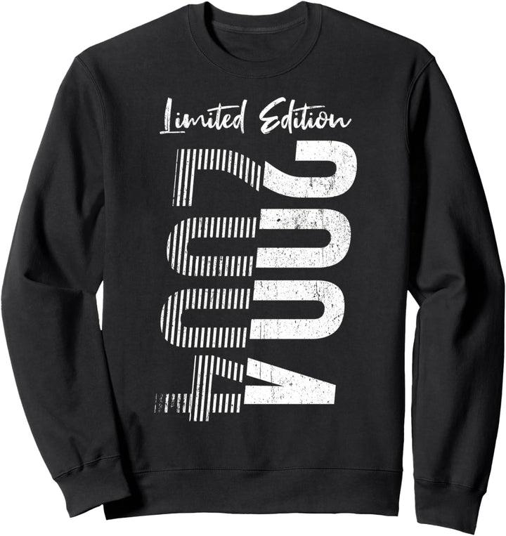 18 Jahre Jahrgang 2004 Limited Edition 18. Geburtstag Sweatshirt