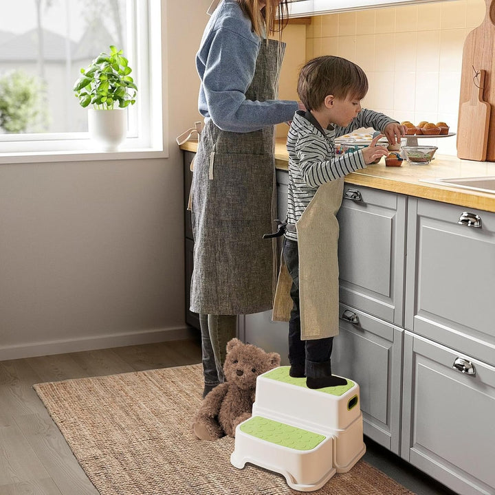 Tritthocker für Kinderbadezimmer,2 Tritthocker für Kinder | rutschfeste Töpfchenstufen für Kleinkind