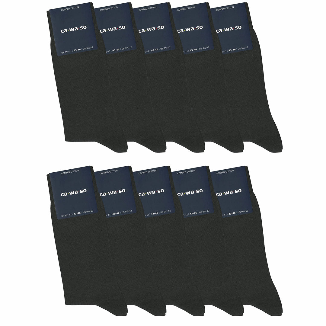ca·wa·so Socken für Damen & Herren im 10er-Set | Ohne drückende Naht | Bequemes & weiches Material (