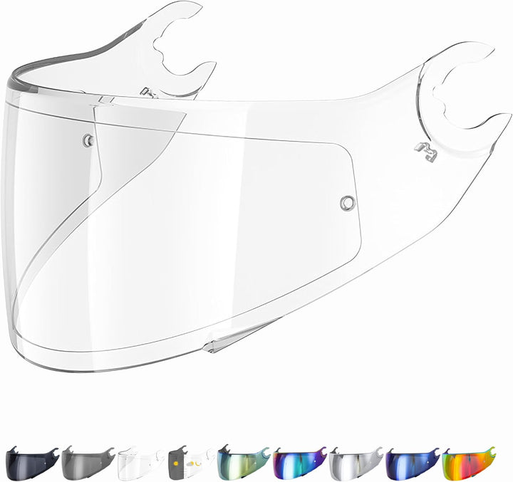 Kompatibel mit Shark Spartan Visier - Skwal - D Skwal - Skwal 2 - Helmvisier Pinlock Ready - Anti-Kr