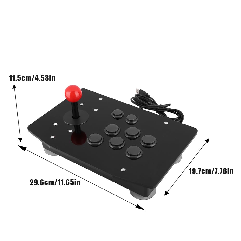 Arcade Joystick, USB Fighting Stick Street Rocker Fighter Handle Button Controller Panel DIY Gaming