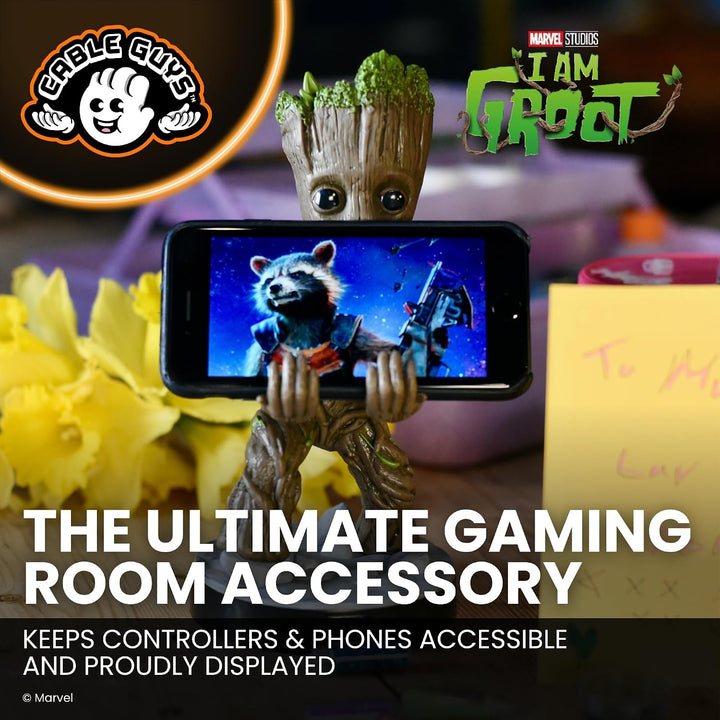 Cableguys - Toddler Groot Marvel Accessories Holder &amp; Phone Holder for Most Gaming Controller (Xbox,