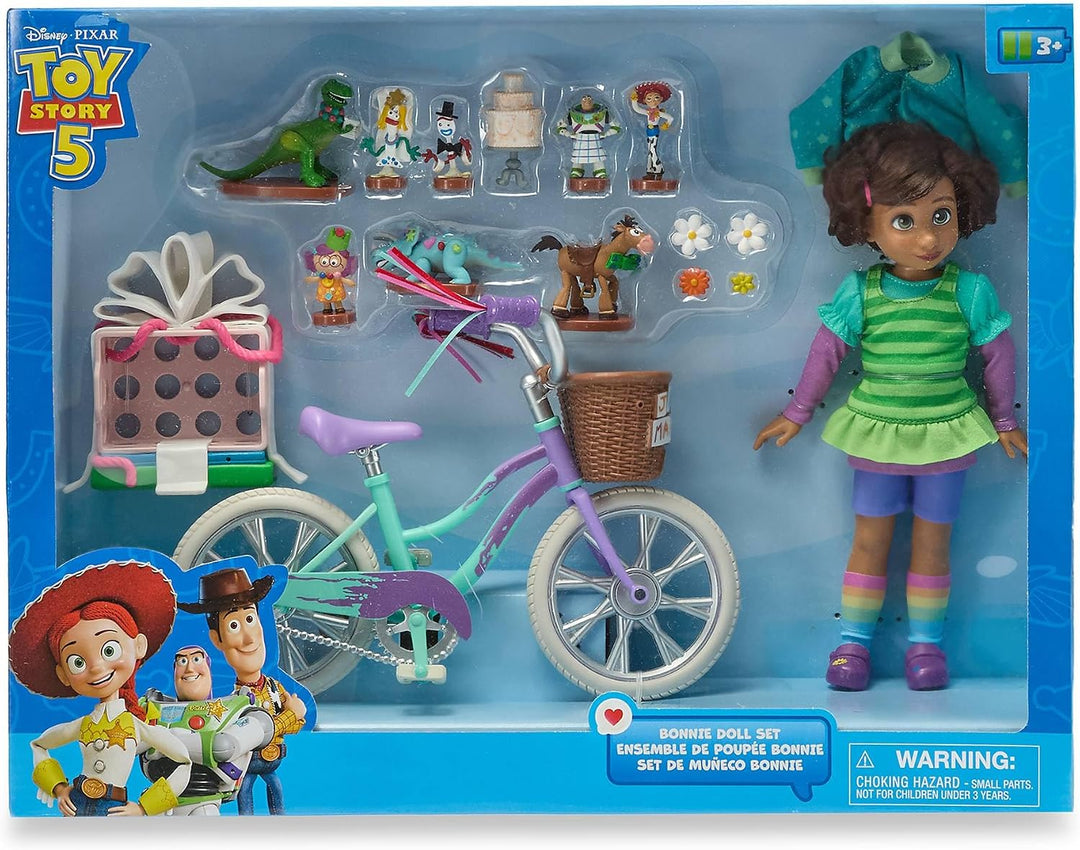 Disney Store Official - Toy Story 5 - Bonnie - Puppenset - Bonnie, Rex, Forky, Jessie, Buzz und Acce