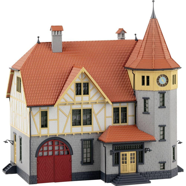 Faller 130649 H0 Rathaus mit Feuerwehrgarage