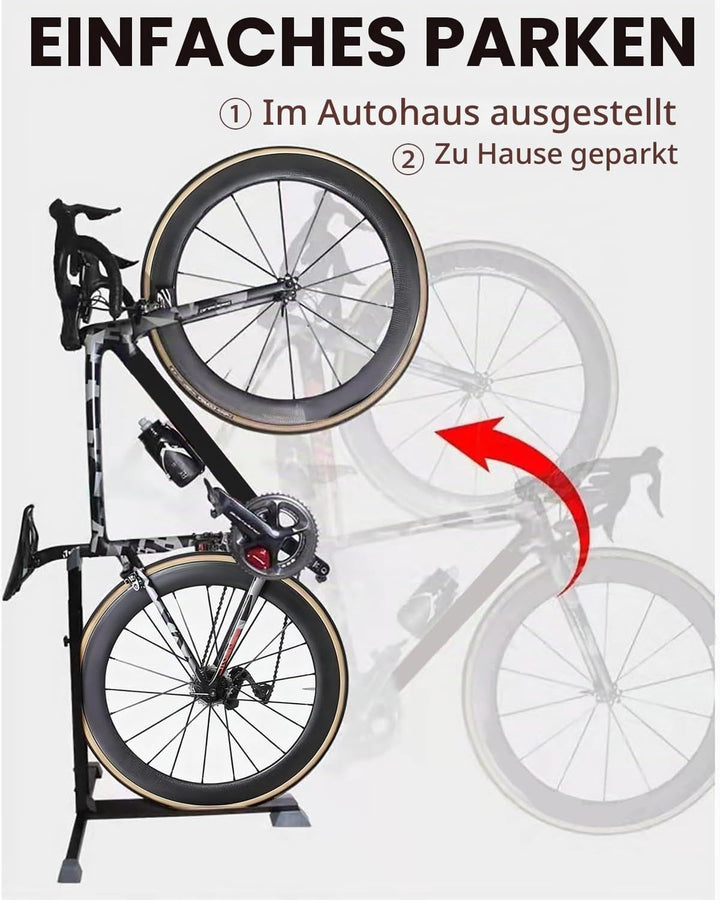 Fahrradständer Boden Vertikaler Fahrradständer, Aufrechter Bodenständer für die Aufbewahrung von Fah