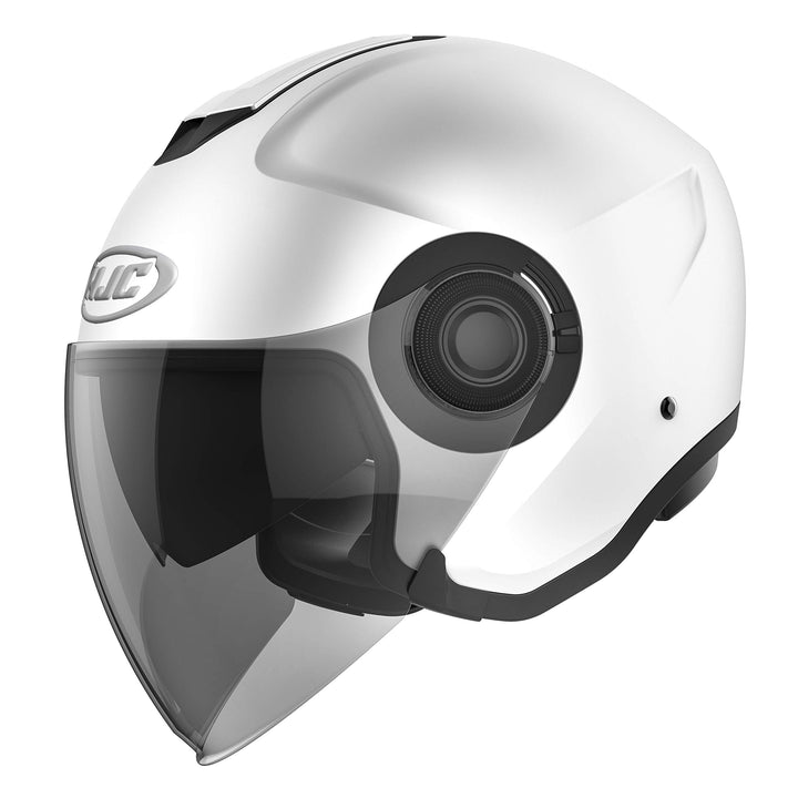 HJC Helmets Motorradhelm HJC i40 SEMI FLAT WHITE, Weiss, S, Weiss, 16877907 S Weiss, S Weiss