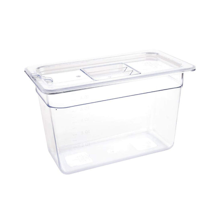 Vogue U235 Polycarbonat GN-Behälter, Transparent, 1/3 Grösse 325 x 176 mm