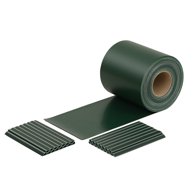 iFence Sichtschutzstreifen 50 Meter x 19 cm inkl. 30 Clips – diverse Farben (Grün), Grün