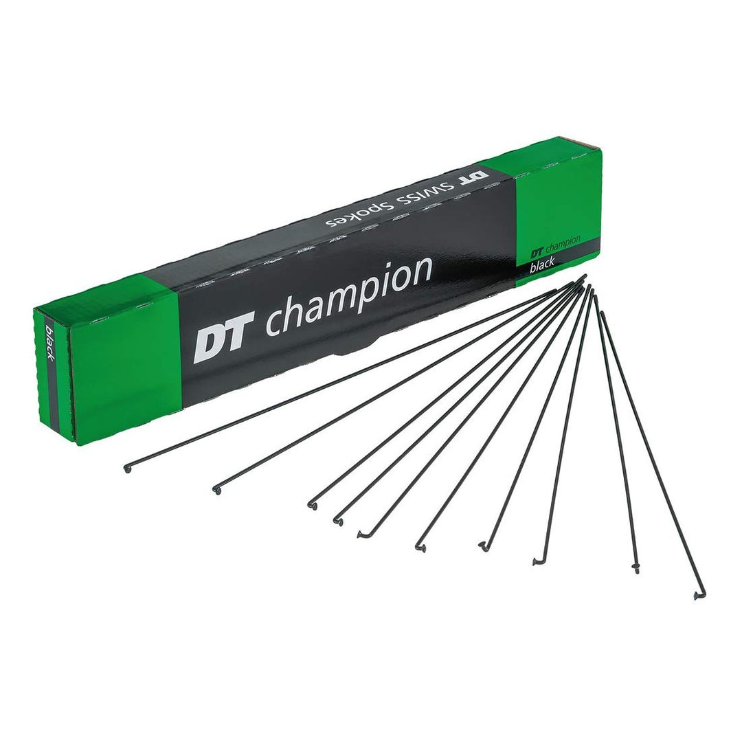 DT SWISS AG Unisex – Erwachsene Champion M Speiche, Schwarz, 2x300mm