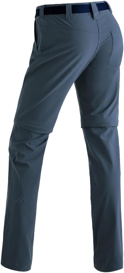 Maier Sports Damen Inara Slim Zip Outdoorhose 17 Ensign Blue, 17 Ensign Blue