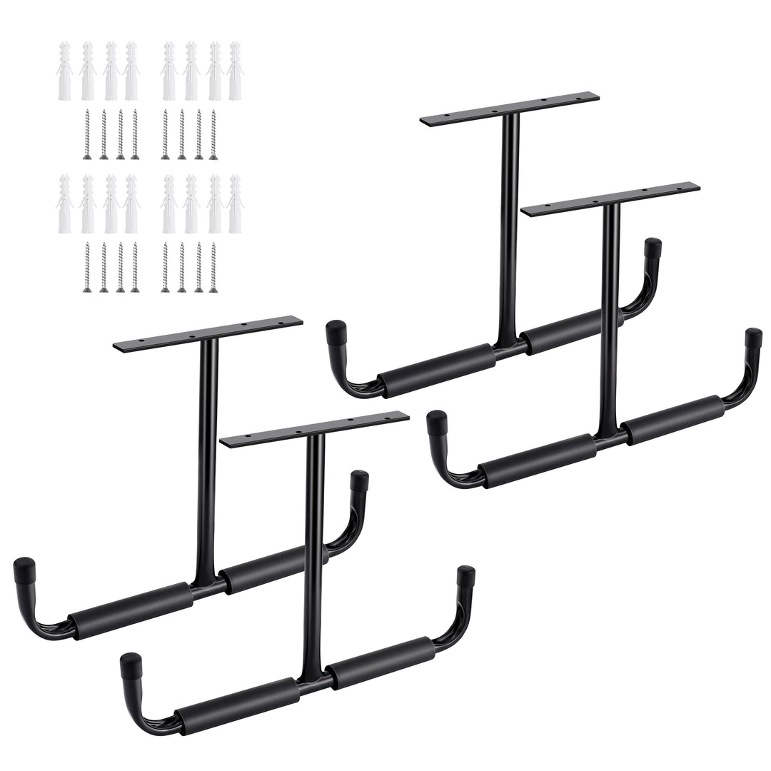 Sinoer Metall-Garagen-Deckenaufbewahrungshaken, an der Wand montierte Haken, Hochleistungs-Utility-H
