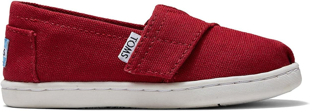 TOMS Unisex Kinder Alpargata Flache Slipper 26 EU Rot, 26 EU Rot