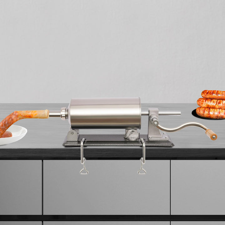 4L Edelstahl WurstfüLler Maschine WurstfüLlmaschine Wurstspritze Wurstpresse Hausgemachte Manuelle W
