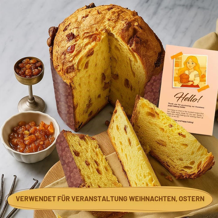 Osterbrotformen, Paska-Form, Kulich, Paskha, Pantone, Osterbrot, Papierform, Panettone-Papierform, S