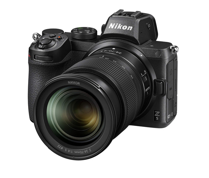 Nikon Z 5 Spiegellose Vollformat-Kamera mit Nikon 24-70mm 1:4,0 S (24,3 MP, Hybrid-AF mit 273 Messfe