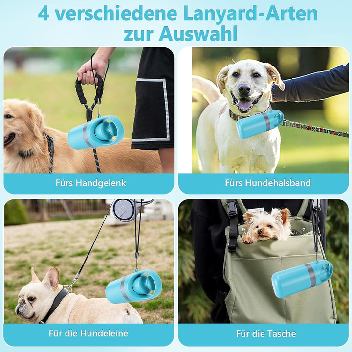 Tragbare Hundekotschaufel mit Tütenspender, 6-Klauen Hundekotgreifer berührungslos, Hundekotaufnehme