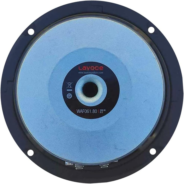 1 WOOFER KOMPATIBEL MIT LA Voce Italiana WAF061.80 von 16,5 cm 165 mm 6,5" mit 150 watt rms und 300