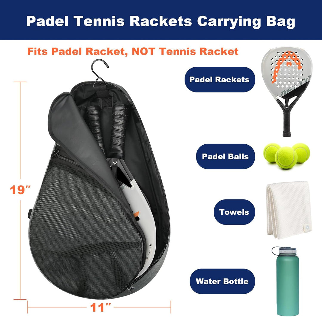 Cosmos Padelschlägertasche Pickleball Paddelschlinge Rucksack Padelschläger Aufbewahrungstasche Pade
