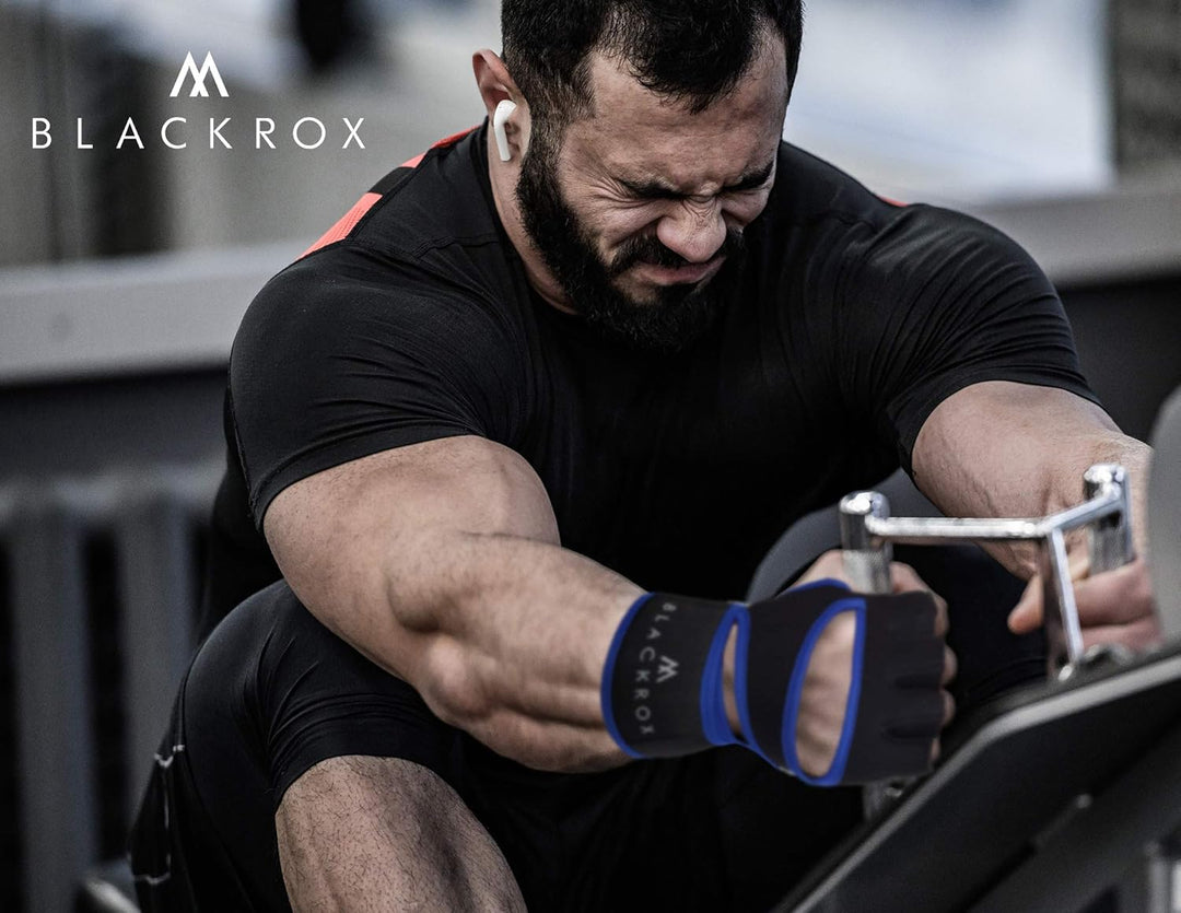 BLACKROX Fitnesshandschuhe Seattle Atmungsaktive Vergleichssieger Fitness Handschuhe mit Handgelenks