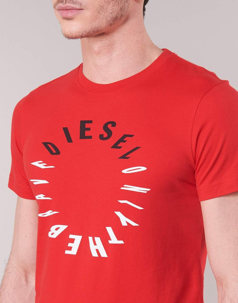 Diesel T Diego Y2 T-Shirts & Poloshirts Herren Rot - L - T-Shirts