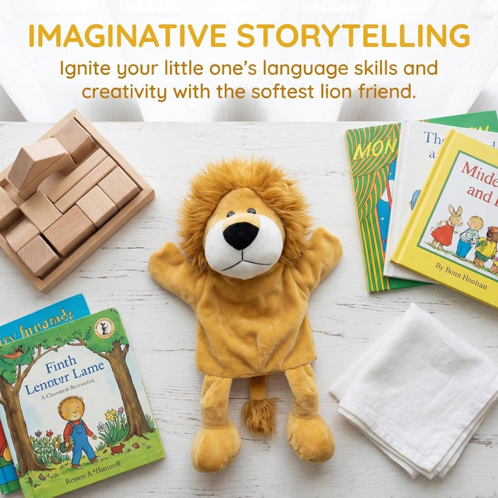Handpuppen für Kinder, Kleinkind, inklusive Wolf, Tiger, Löwe, AFFE mit Beinen, perfekt für Geschich