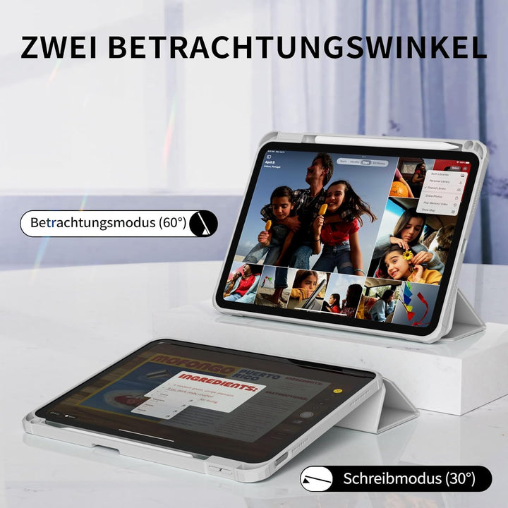 Hülle für iPad 10. Generation 2022 10,9 Zoll/iPad 11 (A16) 2025 Schutzhülle mit Stifthalter, Stossfe