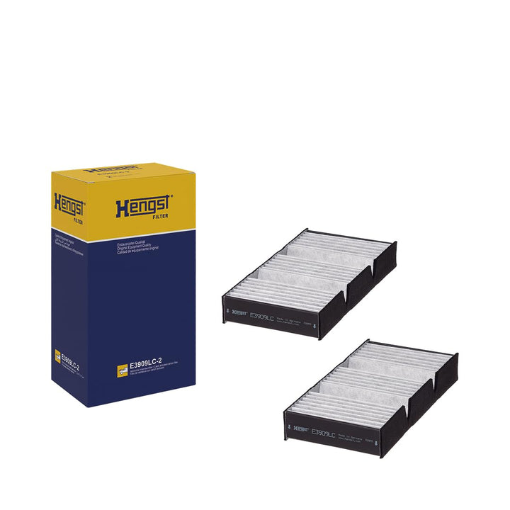 Hengst FILTER E3909LC-2 Innenraumfilter, Set of 2