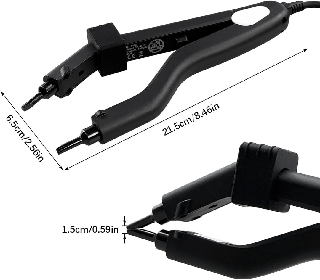 Profi Wärmezange Haar Extensions Iron, 100-240V Haarverlängerungswerkzeug für Haarverlängerung, Salo