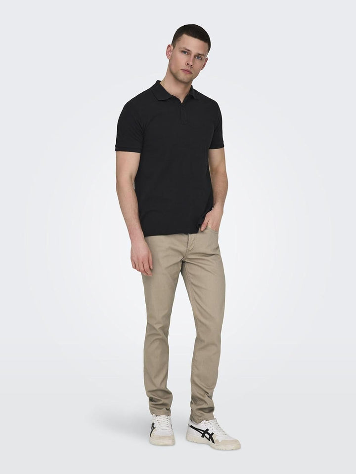 ONLY & SONS Herren Hose, Chinchilla