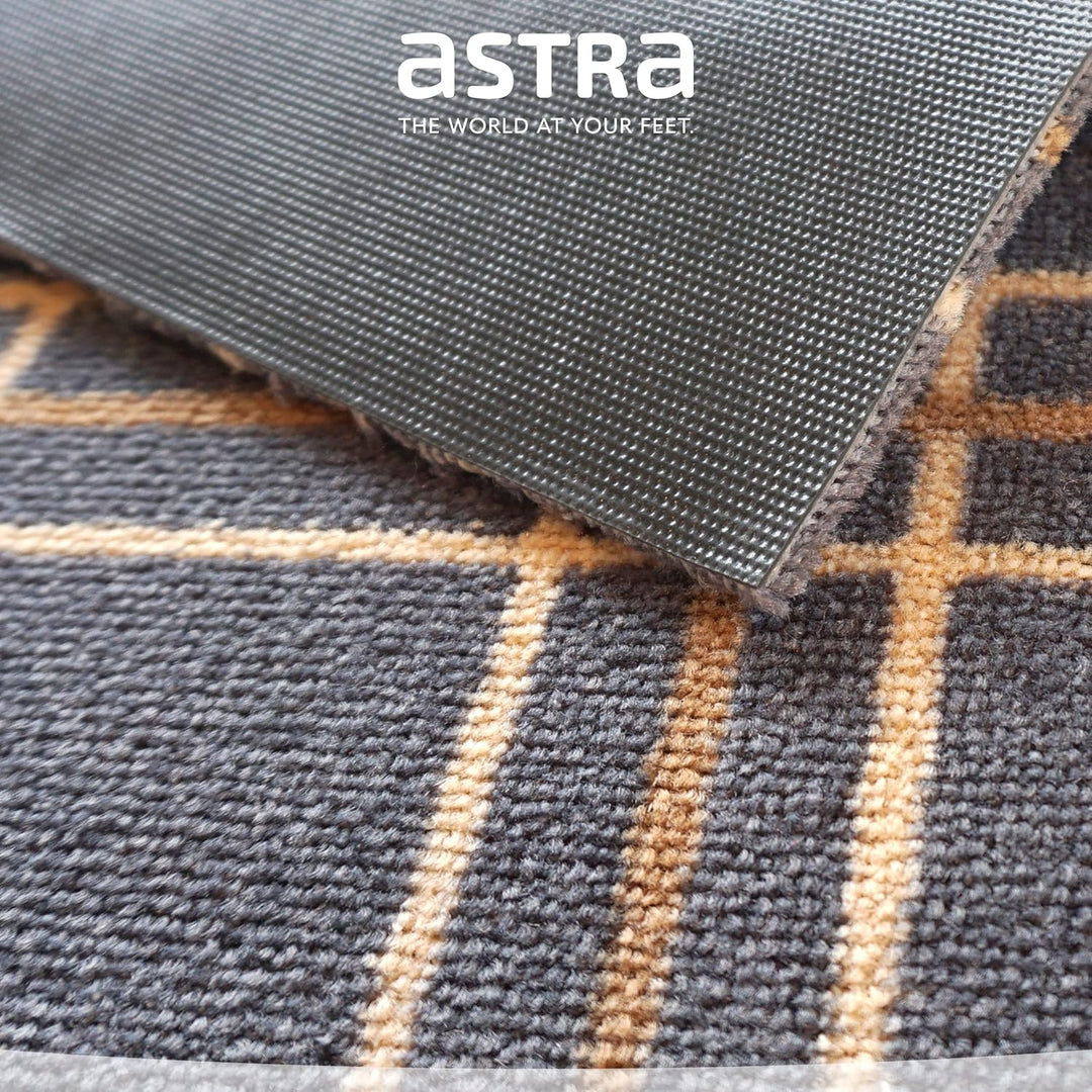 Astra rutschfeste Sauberlaufmatte innen - Karos 50 x 70 cm - Wohnraum Fussmatte Design - Extrem saug