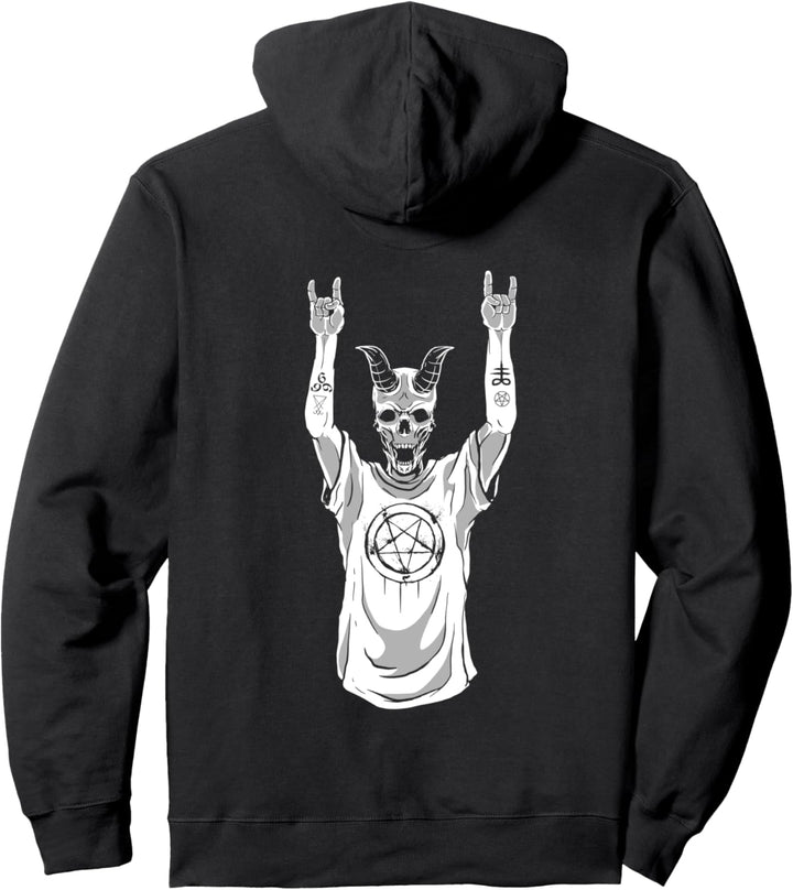 Heavy Metal Satan Occult Sweater Pagan Goth Gifts Pullover Hoodie