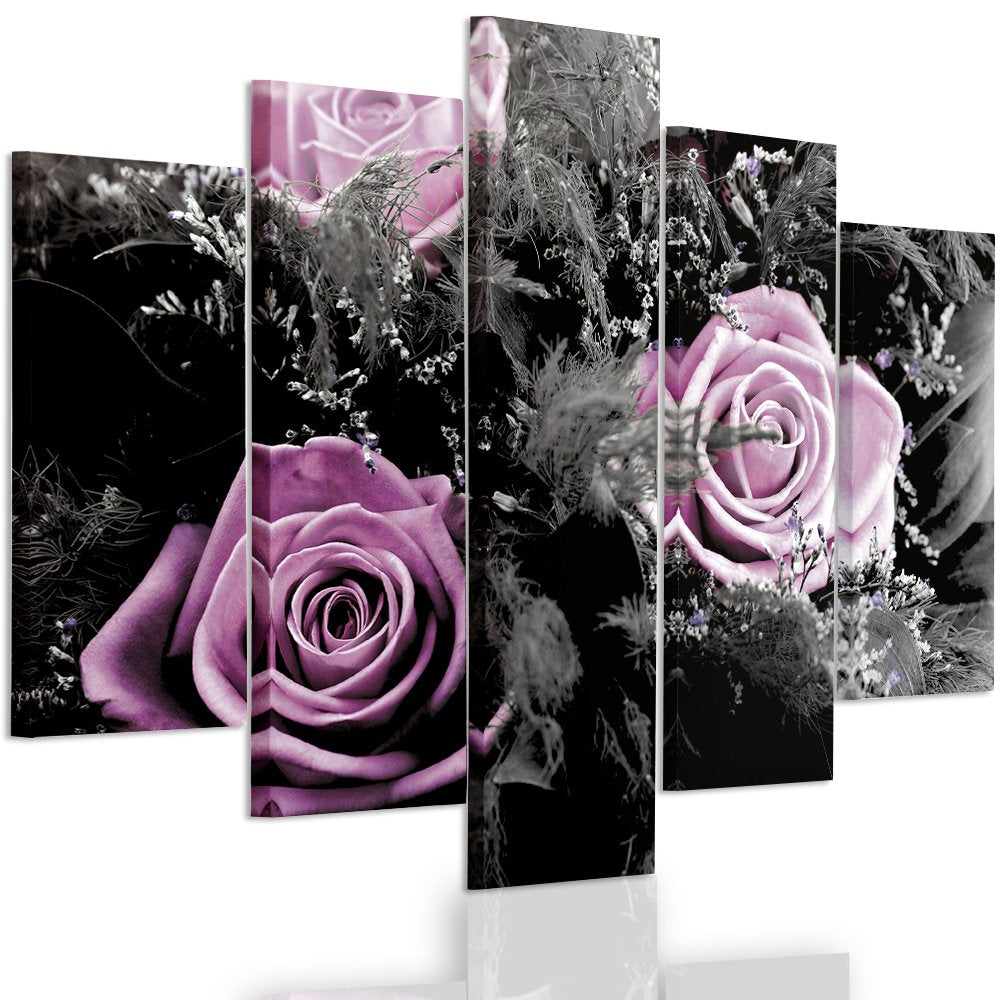 Feeby. Leinwandbild - 5 Teile - Bilder, Wand Bild, Wandbilder, Kunstdruck XXL, 5-Teilig, Typ A, 100x