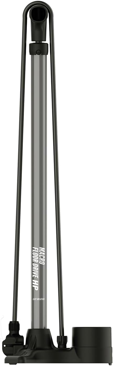Lezyne 4712805989VAR2 - Pumpe Aluminium inflator stehend Macro Floor Drive 220PSI ABS-1 Chuck Flach,