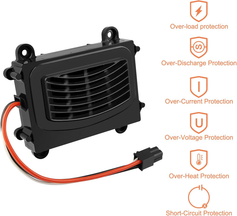 Shentec 18V 3000mAH Li-ion Akku kompatibel mit Bosch Indego 350, 400, M 700, M+ 700, S+ 350, S+ 400