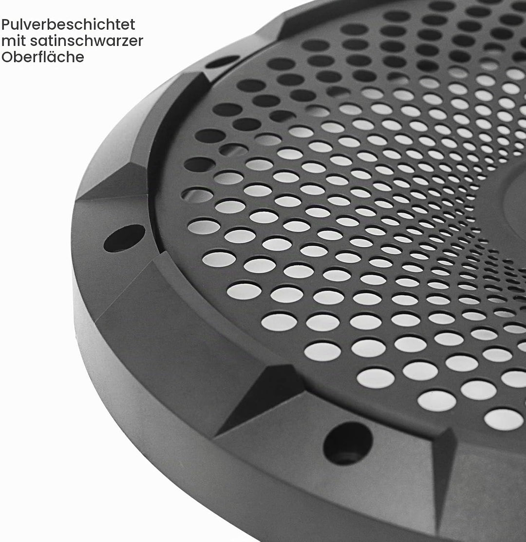 RECOIL SG-12 12-Zoll (30 cm) Subwoofer-Gitter aus schwarzem Stahlgeflecht mit hohem Hub (12 Zoll), 1