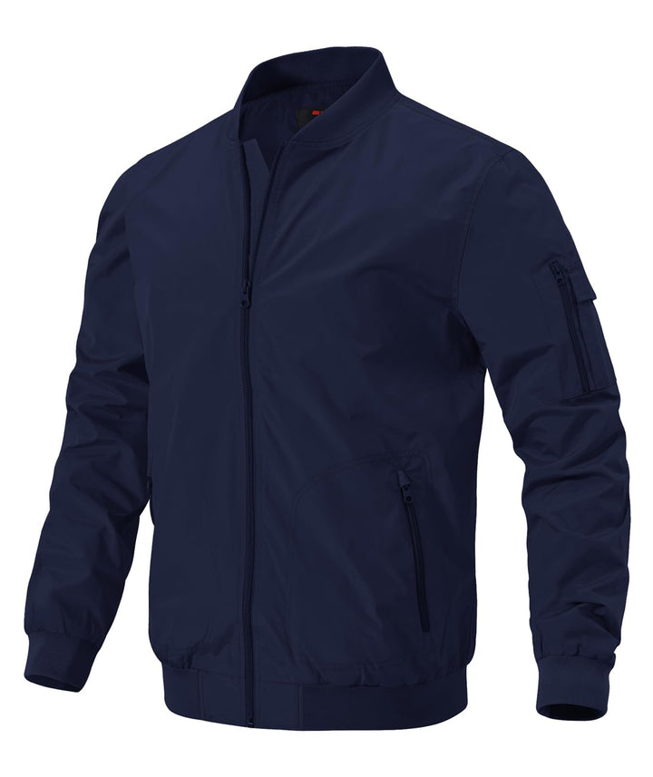 donhobo Herren Jacken Leichte Windbreaker Übergangsjacke Bomberjacke Frühling Herbst Fliegerjacke St