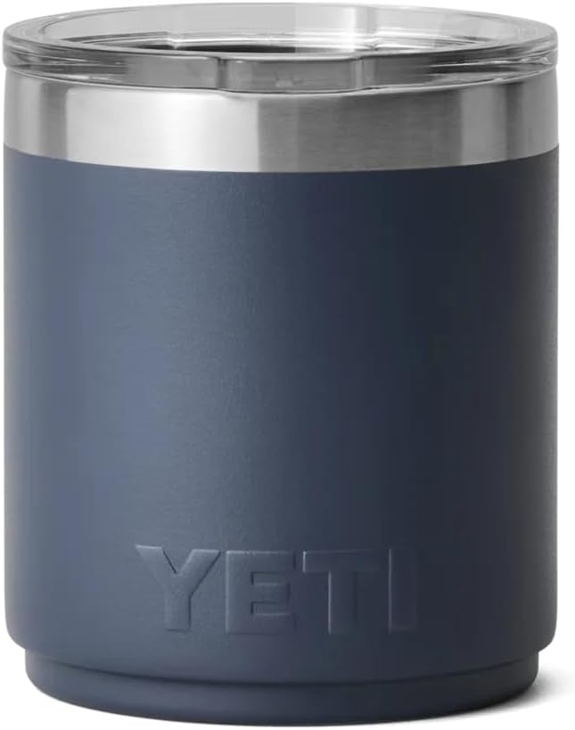 YETI Rambler Stapelbares Lowball Mit MagSlider Deckel, Navy, 10 oz (295 ml), Navy