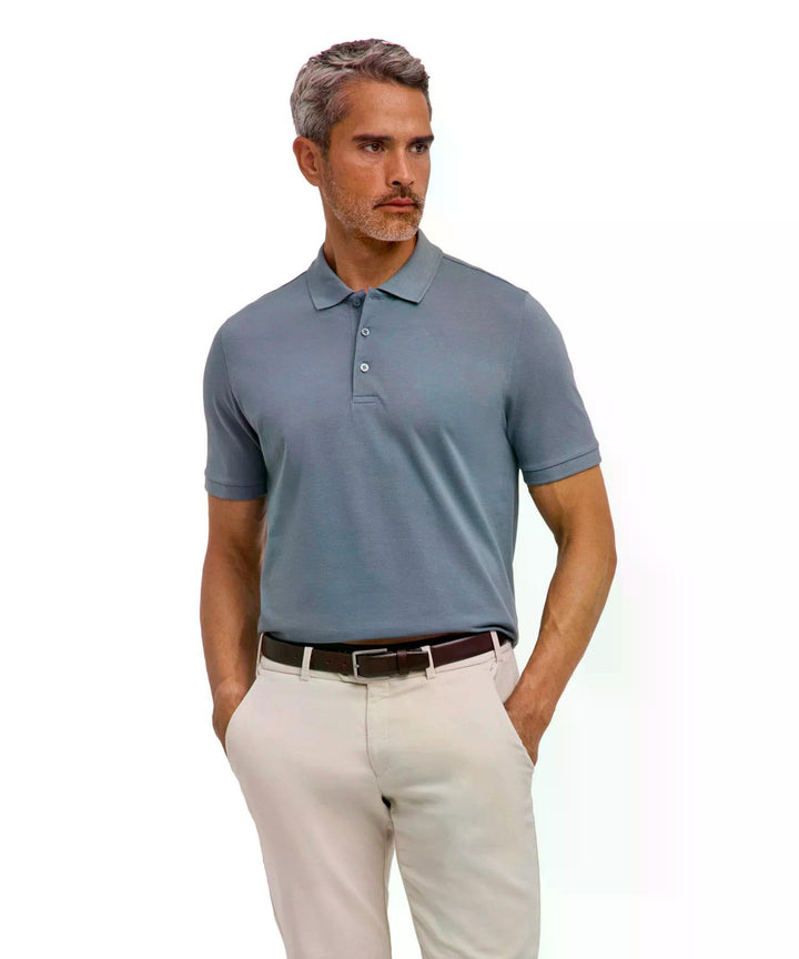 FALKE Herren Basic Polo Shirt Piqué Poloshirt atmungsaktive Baumwolle weich hautfreundlich bequem se