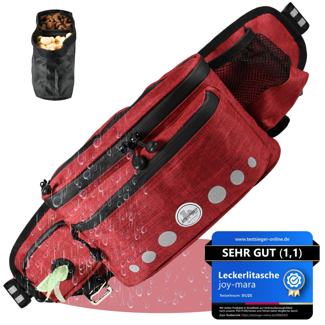 Leckerlitasche für Hunde - wasserdichte Hunde Leckerlitasche & Bauchtasche Hundetraining, Gassi Tasc