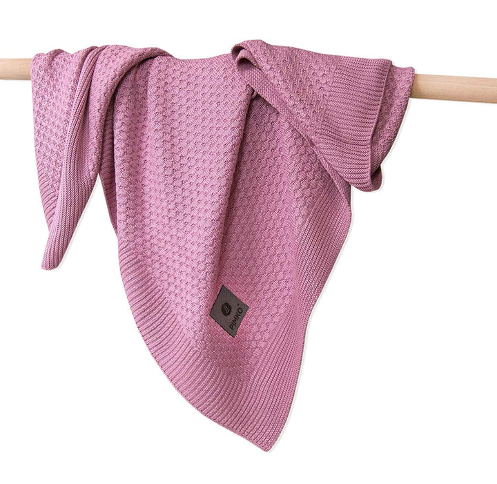 PIMKO 100% Bambus Babydecke Strickdecke Kuscheldecke für Jungen und Mädchen Schmusedecke super weich